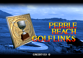 Pebble Beach - The Great Shot (JUE 950913 V0.990) Title Screen